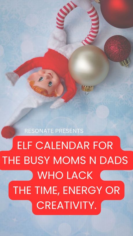 Elf on the Shelf Calendar
