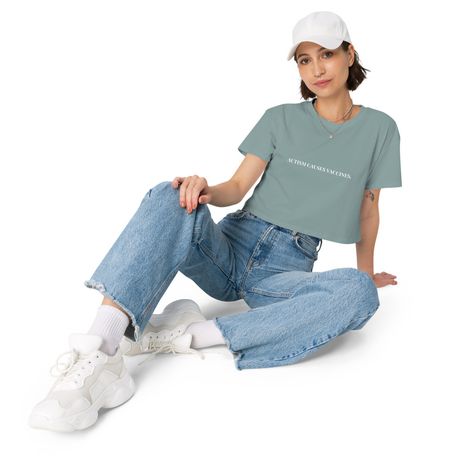 Autism Causes Vaccines crop top