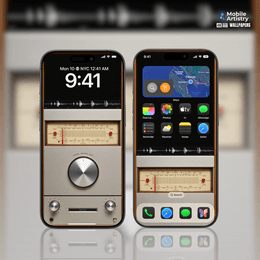 Vintage Radio Dial Phone Wallpaper | 4K HD for iPhone &amp; Android | Retro Aesthetic Lock Home Screen D