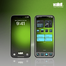Vibrant Green Gradient 4K Phone Wallpaper | Minimalist Screen Background for iPhone &amp; Android 