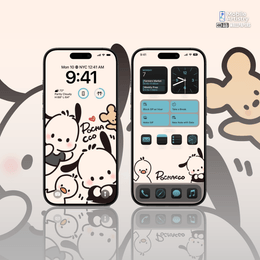 Pochacco Cartoon Phone Wallpaper | Kawaii Cute Home  Lock Screen | Instant Download for iPhoneAndroi