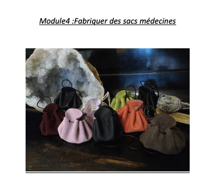Fabriquer les sacs médecines 