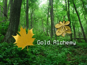 Gold leaf Alchemy Therapeutic Healing