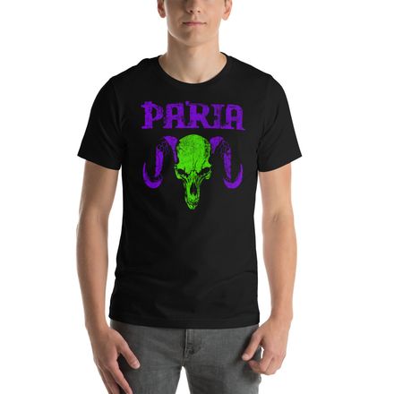 Horned Skull - Purple/Green - T-Shirt