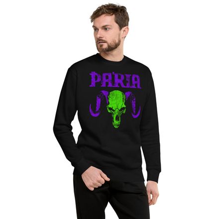 Horned Skull - Purple/Green - Sweatshirt