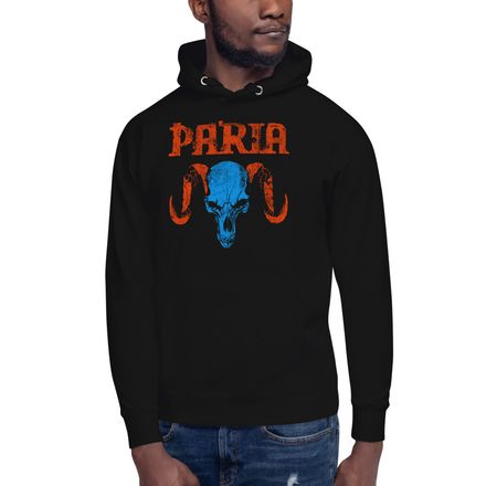 Horned Skull - Red/Blue - Pullover Sweatshirt