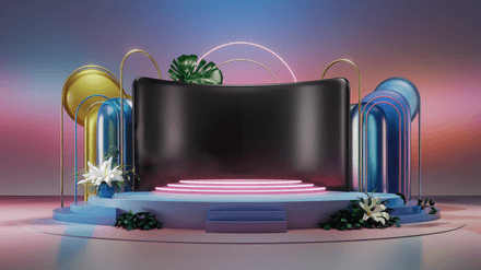 3D Virtual Stage A029