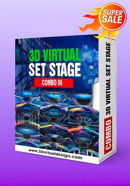 COMBO 06 - 3D VIRTUAL STAGE 4K