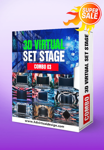 COMBO 03 - 3D VIRTUAL STAGE 4K