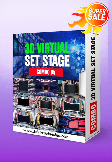 COMBO 04 - 3D VIRTUAL STAGE 4K