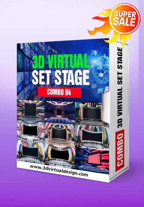 COMBO 04 - 3D VIRTUAL STAGE 4K