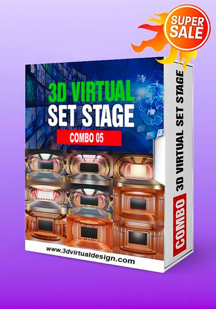 COMBO 05 - 3D VIRTUAL STAGE 4K