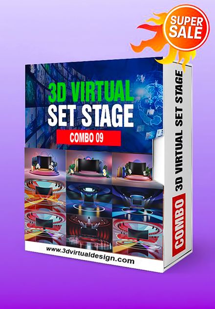COMBO 09 - 3D VIRTUAL STAGE 4K