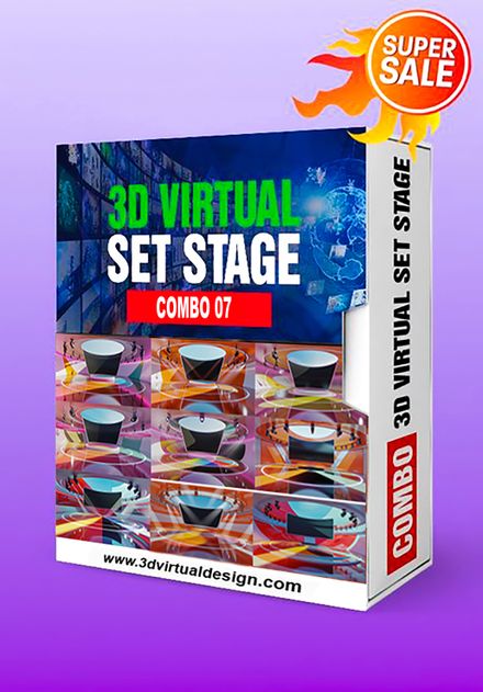 COMBO 07 - 3D VIRTUAL STAGE 4K