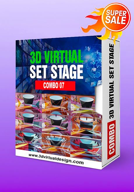 COMBO 07 - 3D VIRTUAL STAGE 4K