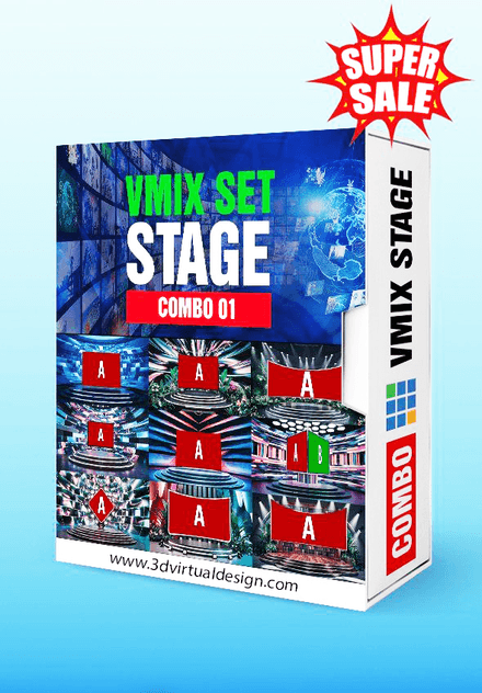 COMBO 01 - vMix Virtual Set Stage