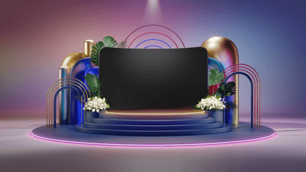 3D Virtual Stage A034