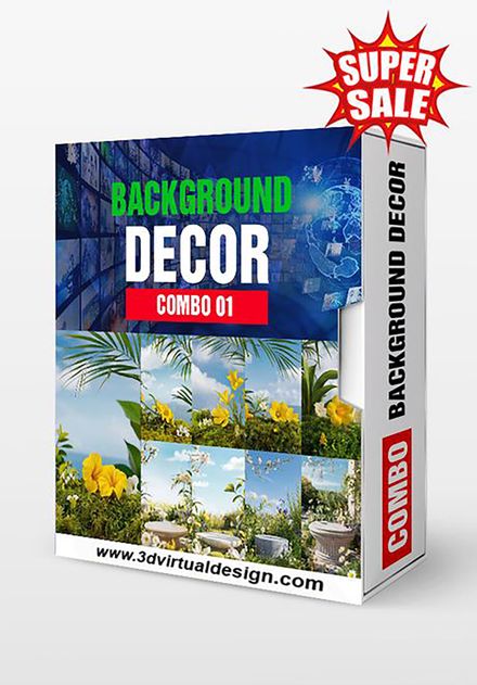 COMBO 01 - BACKGROUND DECOR