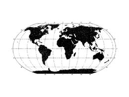 World Map Stamp