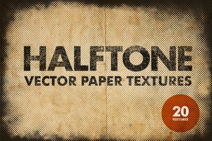 Halftone Vector Paper Textures