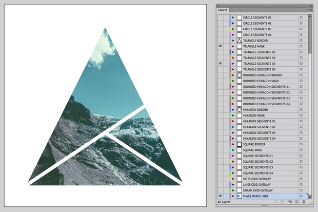 Vector Masks &amp; Shapes - Ai &amp; Ps