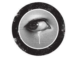 Halftone Eye Sticker