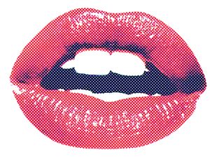 Hot Lips Sticker