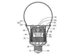 Vintage Light Bulb Diagram