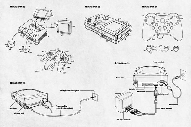 Retro Vector Diagrams - 32 Items