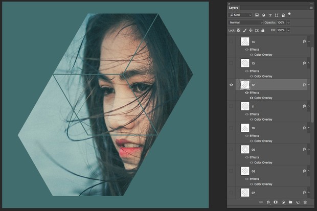 Instagram Geometric Mask Effects
