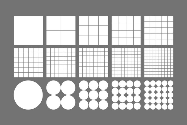 Grid Shape Masks