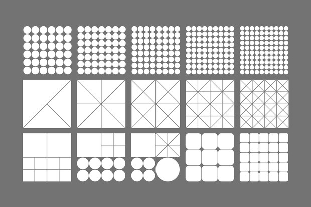 Grid Shape Masks