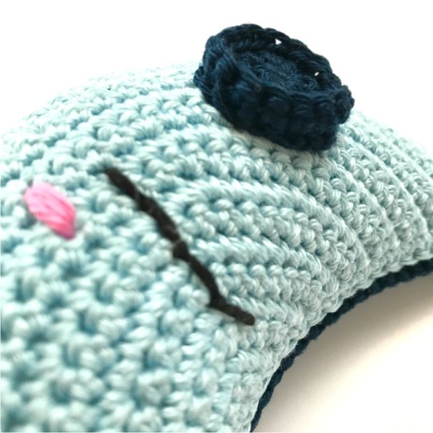 Crochet Amigurumi Pattern Femma Moon Plush Pillow