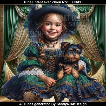 SAD - Tube Enfant avec chien N°20