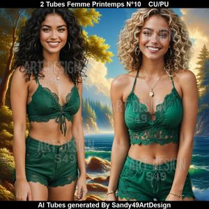 SAD - 2 Tubes Femme Printemps N°10