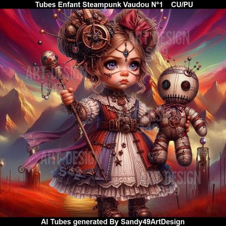 SAD - Tube Enfant Steampunk Vaudou N°1