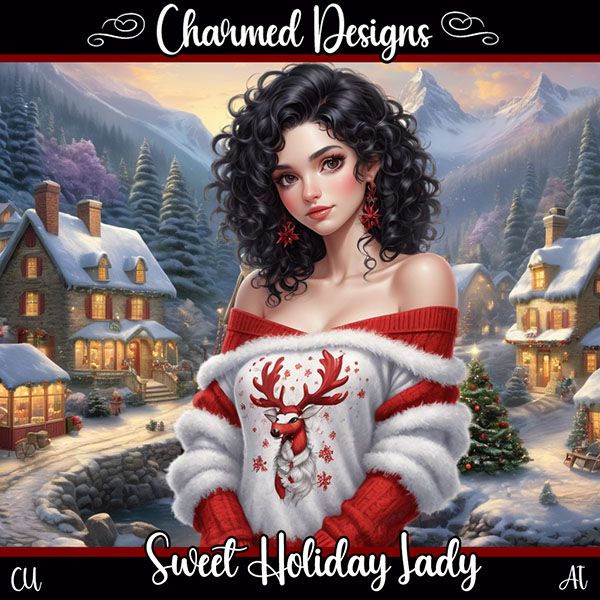 CD- Sweet Holiday Lady