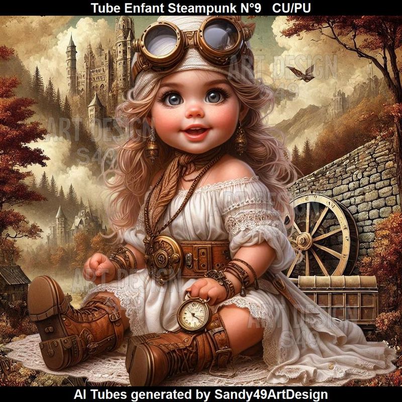 SAD - Tube Enfant Steampunk N°9