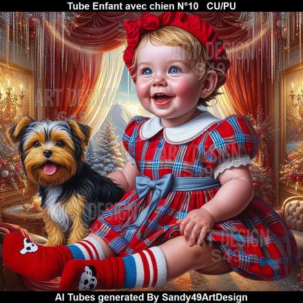 SAD - Tube Enfant avec chien N°10