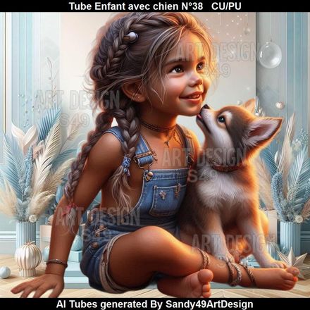 SAD - Tube Enfant avec chien N°38