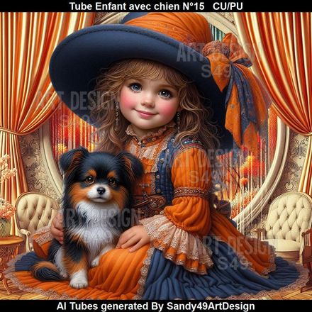 SAD - Tube Enfant avec chien N°15