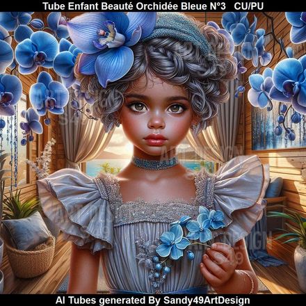 SAD - Tube Enfant Beauté Orchidée Bleue N°3