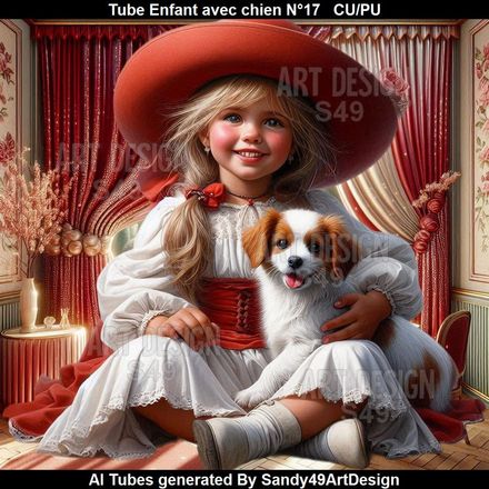 SAD - Tube Enfant avec chien N°17