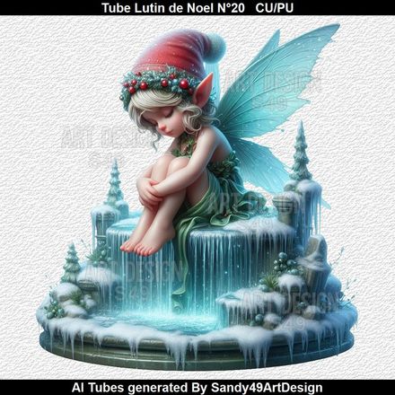 SAD - Tube Lutin de Noel N°20