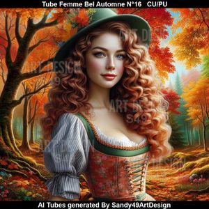 SAD - Tube Femme Bel Automne N°16