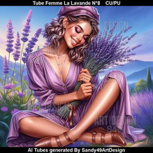 SAD - Tube Femme La Lavande N°8