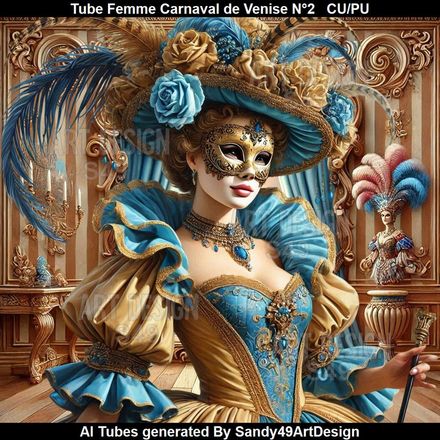 SAD - Tube Femme Carnaval de Venise N°2