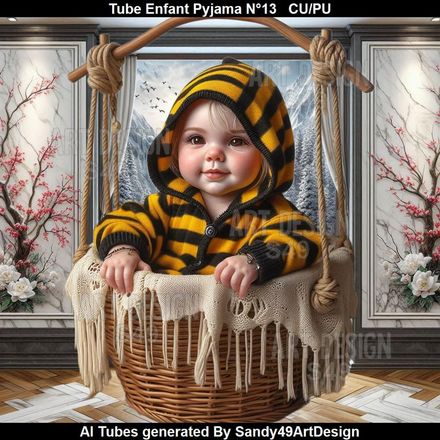 SAD - Tube Enfant Pyjama N°13