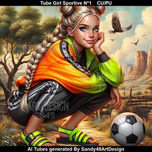 SAD - Tube Girl sportive N°1
