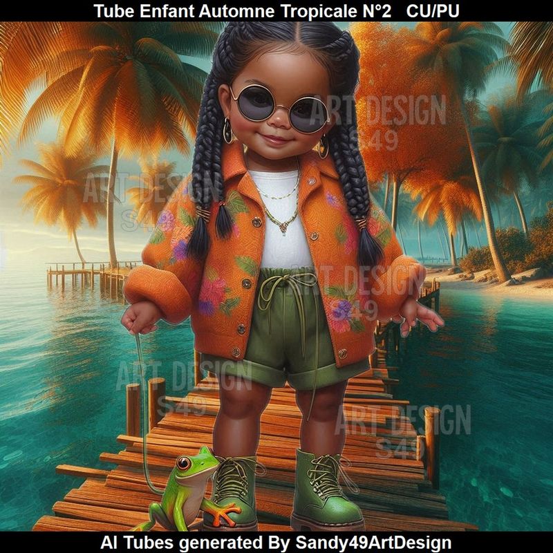 SAD - Tube Enfant Automne Tropical N°2